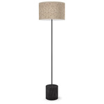 Artie Floor Lamp - Ebony Stained Veneer / Chip
