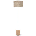 Artie Floor Lamp - Natural Veneer / Chip