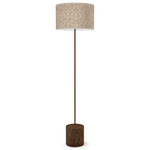 Artie Floor Lamp - Walnut Stained Veneer / Chip