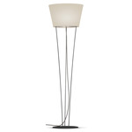 Nelson Floor Lamp - Black / Linen Oatmeal