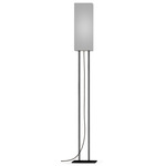 Ling Floor Lamp - Black / Linen Grey