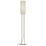 Ling Floor Lamp - Silver / Linen Oatmeal