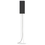 Ling Floor Lamp - White / Linen Black