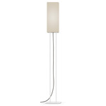 Ling Floor Lamp - White / Linen Oatmeal