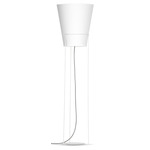 Luke Floor Lamp - White / Linen White