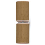 Addison Wall Sconce - Brushed Nickel / Woven Bamboo