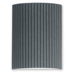 Austin Acoustic Wall Sconce - Brushed Nickel / Light Grey