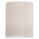 Austin Acoustic Wall Sconce - Brushed Nickel / White