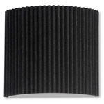 Abigail Acoustic Wall Sconce - Brushed Nickel / Black
