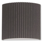 Abigail Acoustic Wall Sconce - Brushed Nickel / Dark Grey
