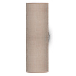 Axel Wall Sconce - Brushed Nickel / Woven Crosshatch