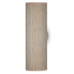 Axel Wall Sconce - Brushed Nickel / Woven Natural Reed