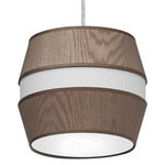 Bev Pendant - Natural Veneer
