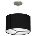 Jordan Pendant - Black / Linen Black