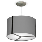 Jordan Pendant - Black / Silk Gunmetal