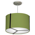 Jordan Pendant - Black / Silk Verde