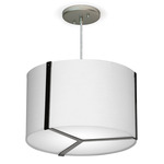 Jordan Pendant - Black / Silk White