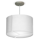 Jordan Pendant - White / Linen White