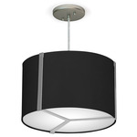 Jordan Pendant - Nickel / Silk Ebony