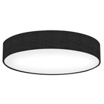 Ayden Ceiling Flush Light - Brushed Nickel / Felt Flannel