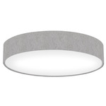 Ayden Ceiling Flush Light - Brushed Nickel / Felt Grey