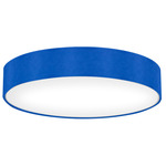 Ayden Ceiling Flush Light - Brushed Nickel / Felt Marina