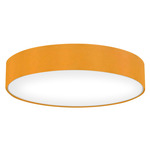 Ayden Ceiling Flush Light - Brushed Nickel / Felt Sun Gold