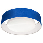 Juliana Ceiling Light - Brushed Nickel / Felt Marina