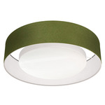 Juliana Ceiling Light - Brushed Nickel / Felt Sage