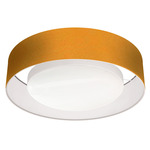 Juliana Ceiling Light - Brushed Nickel / Felt Sun Gold