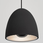 Castle Pendant - Black / Black Concrete