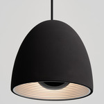 Castle Pendant - Black / Black Concrete