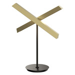 Konnect Table Lamp - Matte Black / Champagne Gold