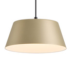 Olo XL Pendant - Black / Champagne Gold