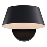 Olo XL Wall Sconce - Black / Black