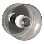 Snowflake Wall / Ceiling Light - Chrome / Clear