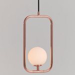 Sircle Pendant - Copper / Opal