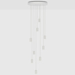 Alumina Multi Light Pendant - Chalk