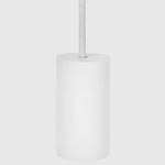 Alumina Single Pendant - Chalk