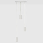 Alumina Multi Light Pendant - Chalk