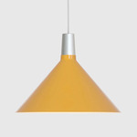 Bower Pendant - Yellow / Matte White