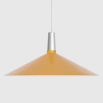 Bower Pendant - Yellow / Matte White
