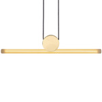 Kilter Pendant - Brass / Frosted
