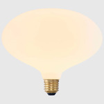 Oval II Medium Base 8W 120V Warm Dim Bulb - Matte White