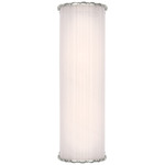 Rosehill Bathroom Vanity Light - Polished Nickel / White Strie