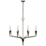 Aiden Single Chandelier - Aged Iron