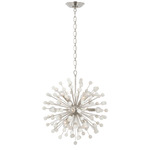 Lys Chandelier - Polished Nickel / Alabaster