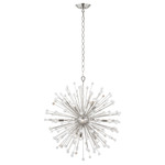 Lys Chandelier - Polished Nickel / Alabaster