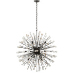 Lys Chandelier - Bronze / Alabaster