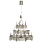 Sutton Chandelier - Polished Nickel